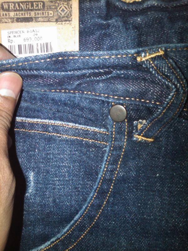 Celana Jeans Wrangler Spencer Sobek/Belel New and Original 28 & 29 Only