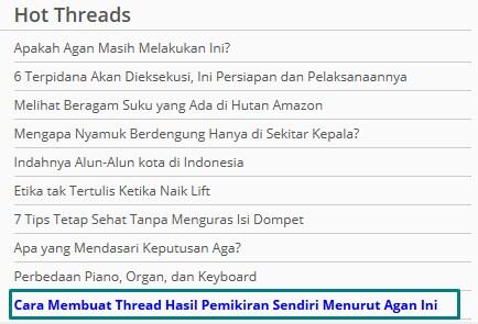 Membuat Thread KASKUS dari Hasil Pemikiran Sendiri itu (Tidak) Sulit