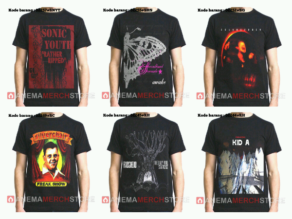 Jual kaos music/kaos band