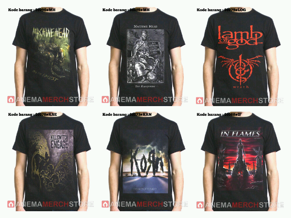 Jual kaos music/kaos band