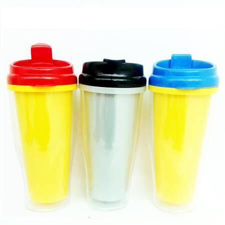 Tumbler glass technoplast untuk souvenir, kado, ulang tahun