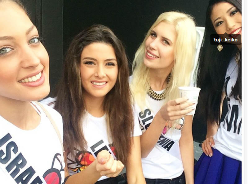 Heboh, Foto Selfie Miss Universe Lebanon dan Israel