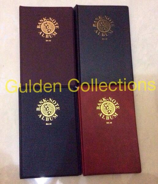 Aksesoris numismatik Album uang kertas,Refil dan lain-lain LENGKAP !!!