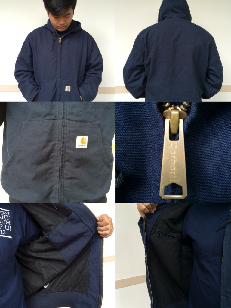 Carhartt Active Dark Navy Canvas Jacket