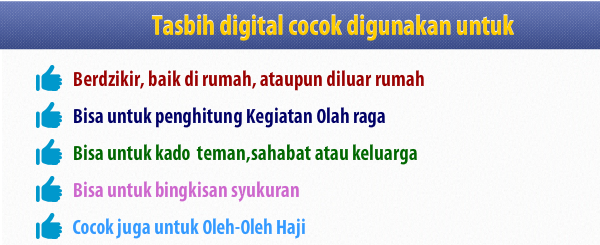 Jual Tasbih digital - Harga Reseller tabih digital