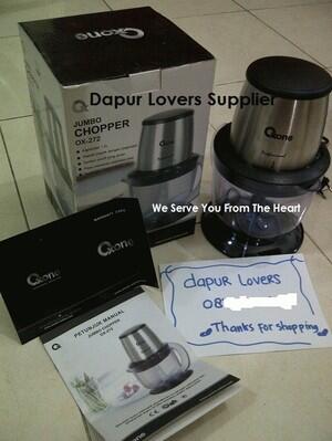 Oxone Professional Jumbo Chopper Grinder ox-272, Penggiling Serbaguna, Penggiling Ane