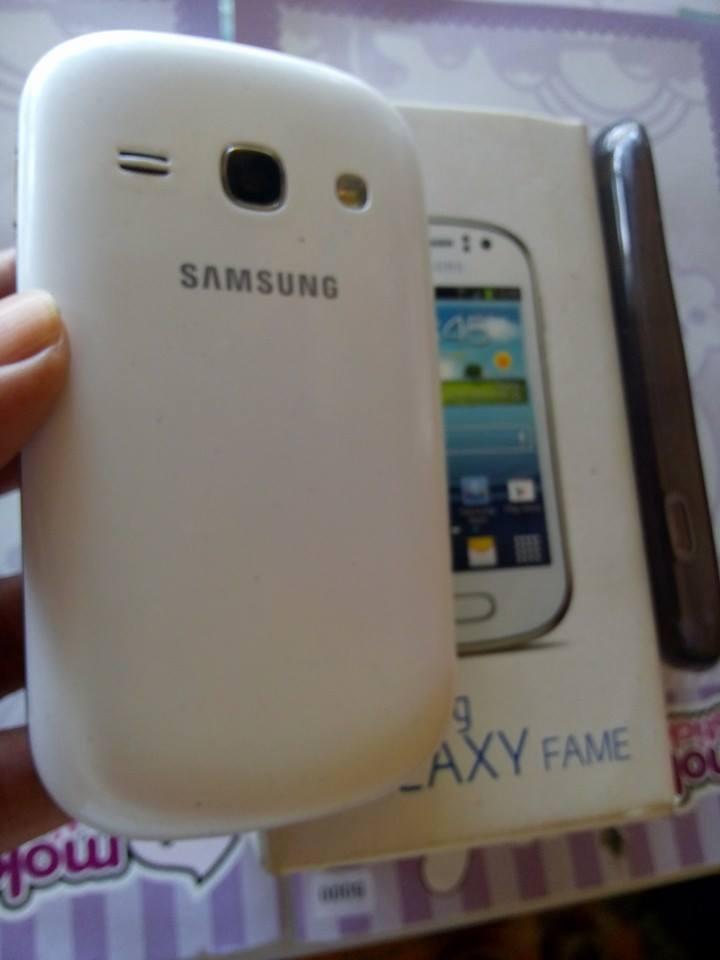 Samsung Galaxy Fame White Kmr 5mp Flaz Mulus Garansi