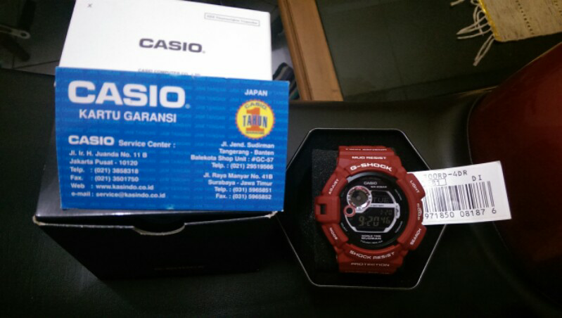 CASIO G-SHOCK G-9300RD (MUDMAN) ---- LIMITED ITEM, BANTING HARGA!!!