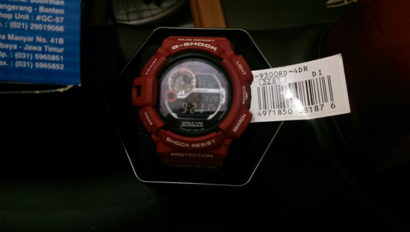 CASIO G-SHOCK G-9300RD (MUDMAN) ---- LIMITED ITEM, BANTING HARGA!!!