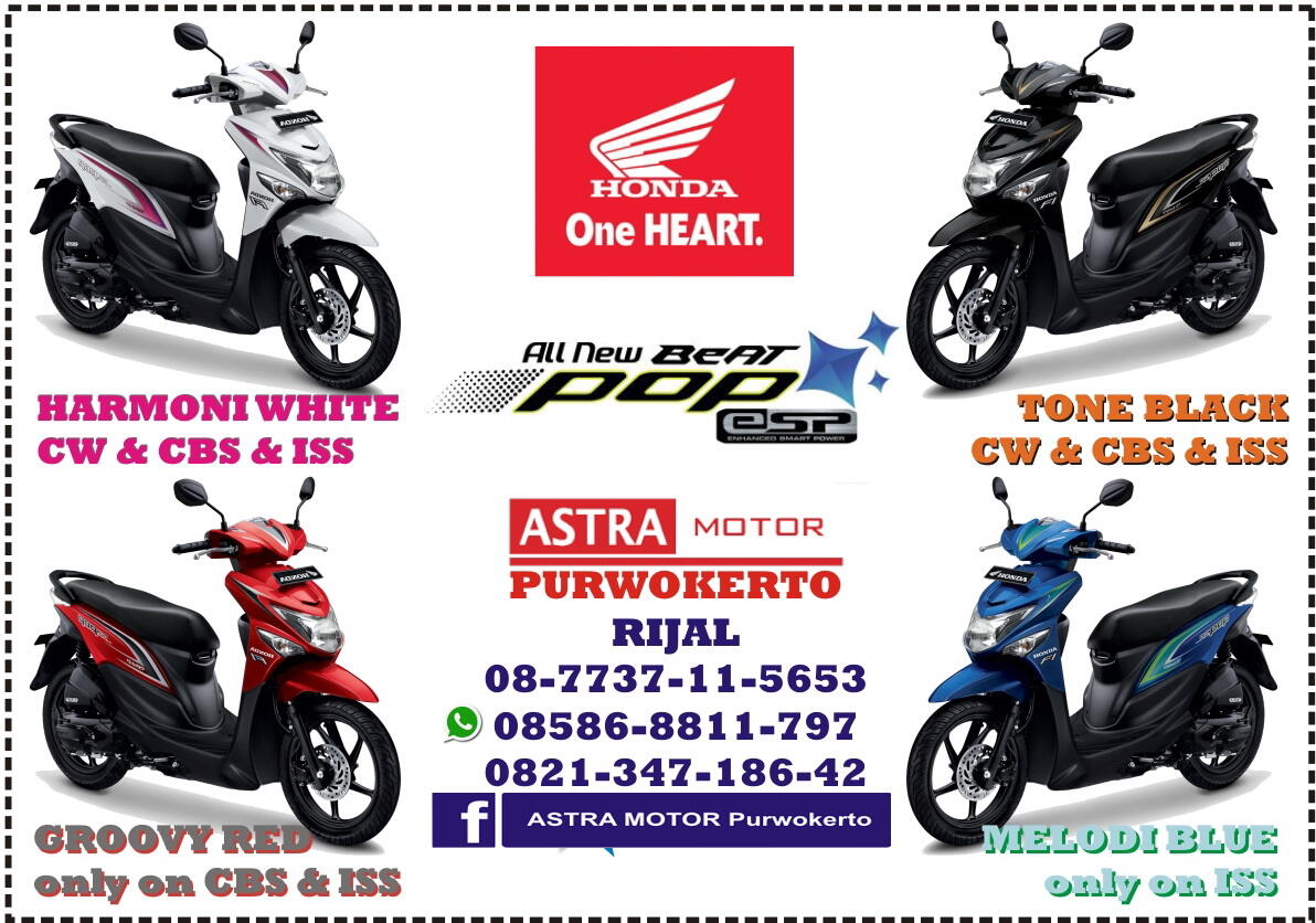 Terjual Jual Motor Honda Beat Terbaru Murah di Banyumas 