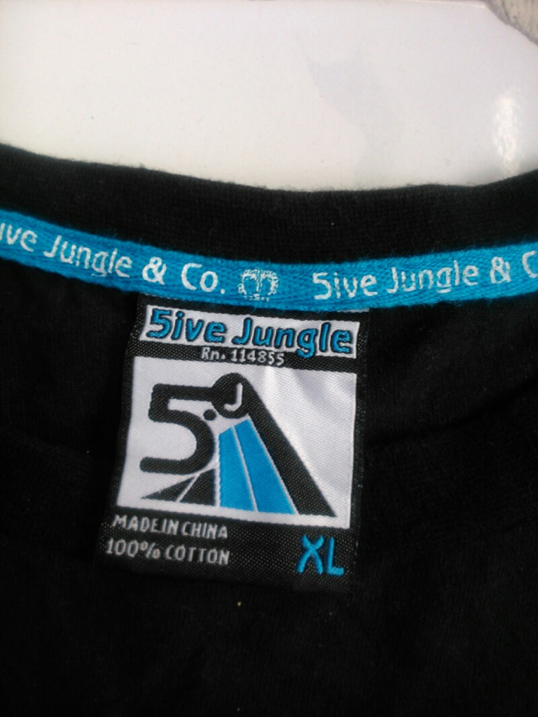 kaos second import size xxl original five jungle