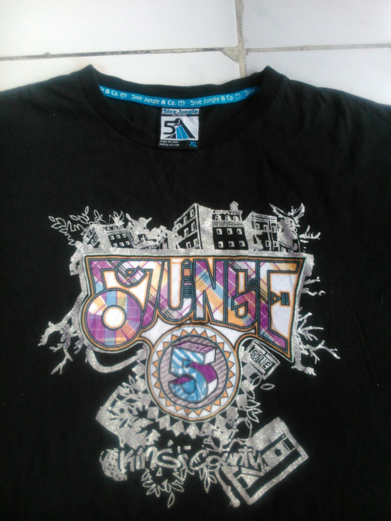 kaos second import size xxl original five jungle