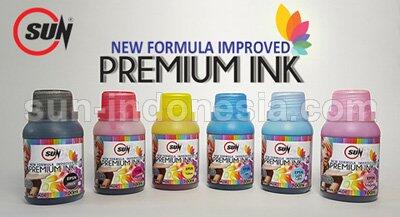 Tinta SUN PREMIUM INK NEW FORMULA IMPROVED 100 ml (EPSON) || SUN INDONESIA
