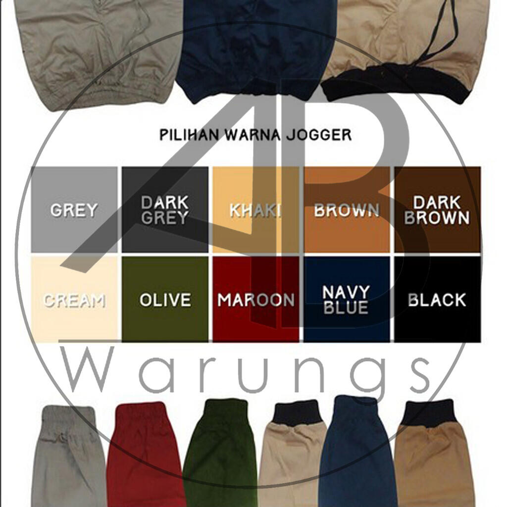 Custom Jogger Pants, Big Size Masuk Gan