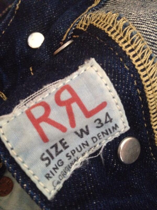 DOUBLE RL ( RRL ) DENIM