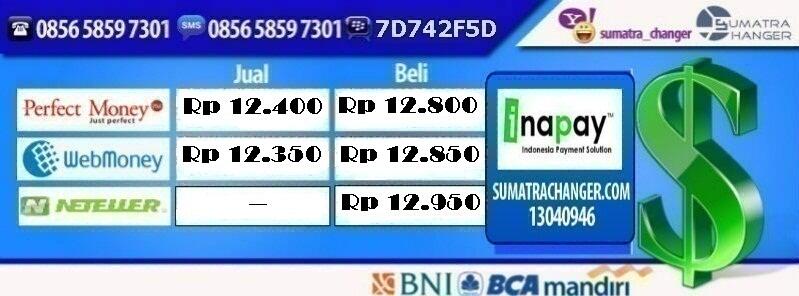 Jual Beli Perfect Money PM dan Web Money WMZ aman dan rate terbaik