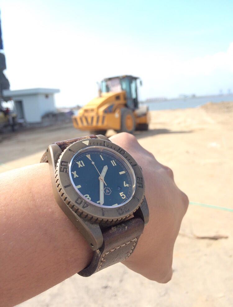 Ancon Sea Shadow California Dial Bronze + Tunx Strrap