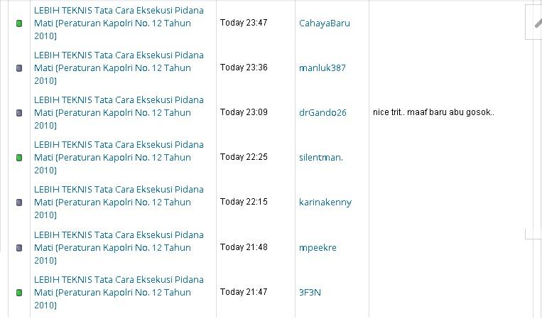 LEBIH TEKNIS Tata Cara Eksekusi Pidana Mati (Peraturan Kapolri No. 12 Tahun 2010)