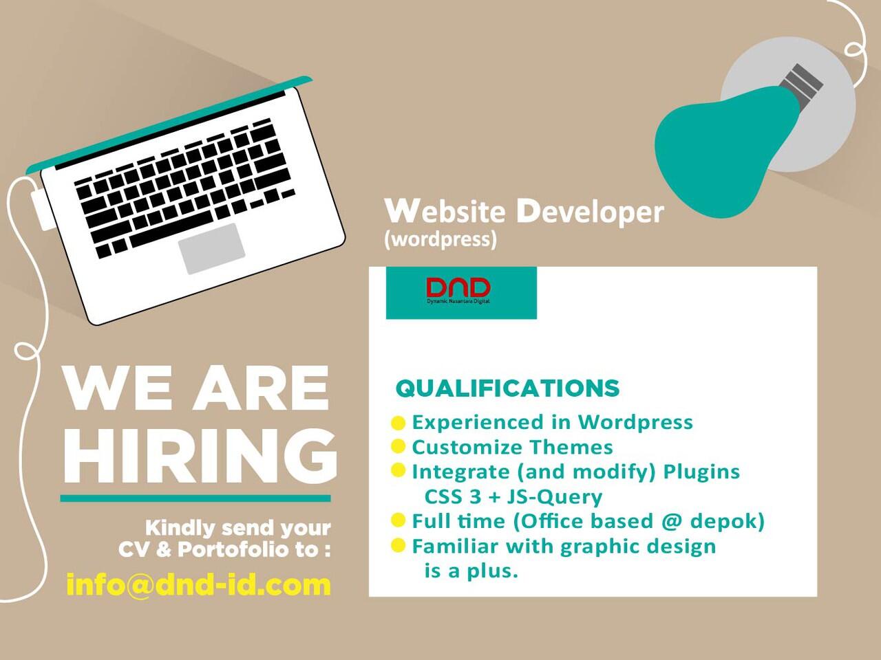 Ahensi Digital Depok Lagi Nyari Developer!