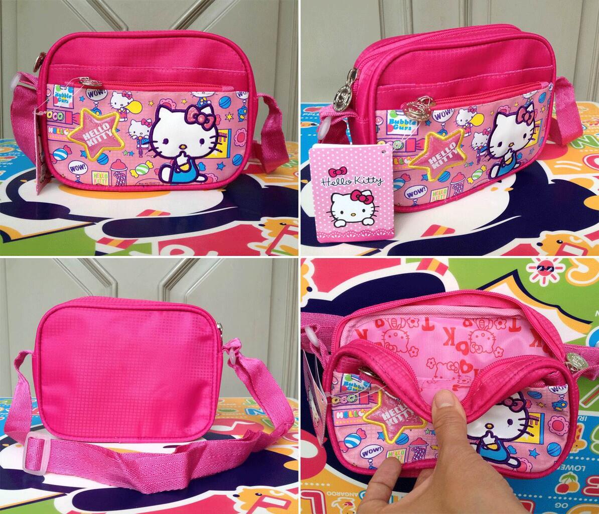 Terjual Tas  Slempang Hello  Kitty  untuk anak  anak  jjs ke 