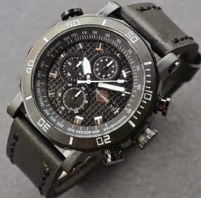 Harley Davidson Chronograph model AC6308 Leather