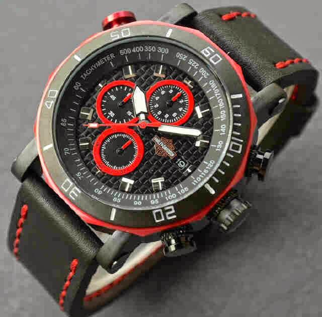 Harley Davidson Chronograph model AC6308 Leather