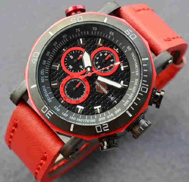 Harley Davidson Chronograph model AC6308 Leather