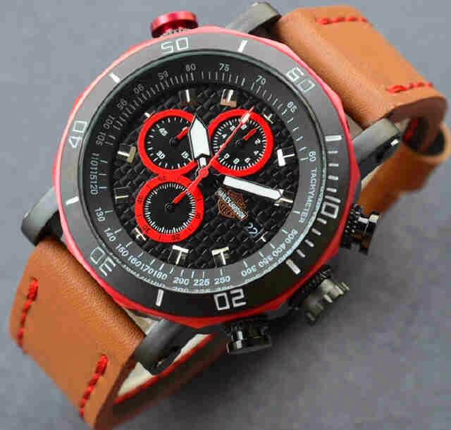 Harley Davidson Chronograph model AC6308 Leather
