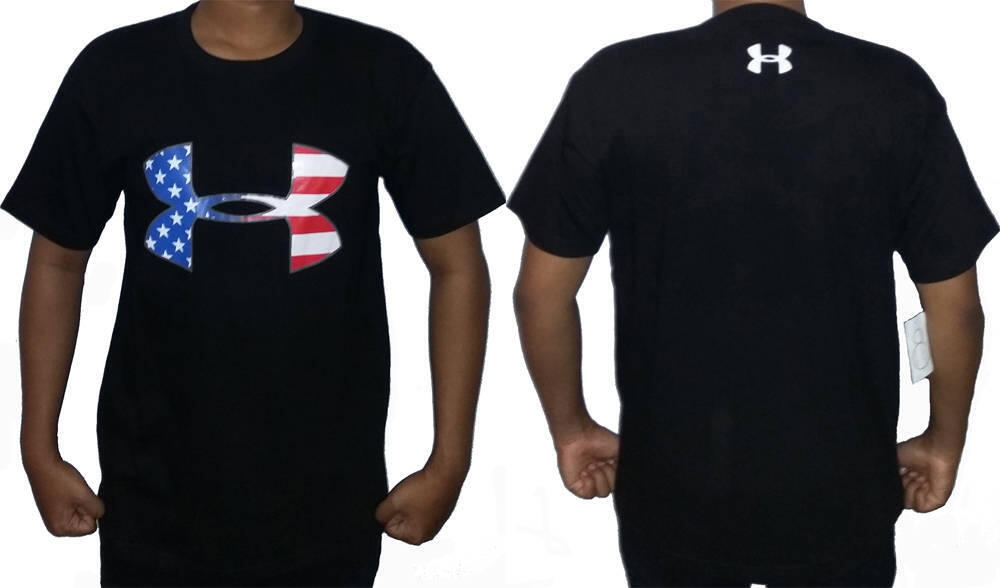KAOS T-SHIRT BRANDED BAHAN KATUN / COTTON, ADIDAS, NIKE, PUMA, UNDERARMOUR, DLL