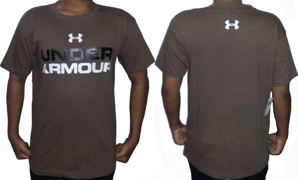 KAOS T-SHIRT BRANDED BAHAN KATUN / COTTON, ADIDAS, NIKE, PUMA, UNDERARMOUR, DLL