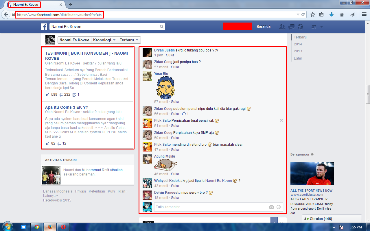 Surat Terbuka Untuk Naomi Es Kovee