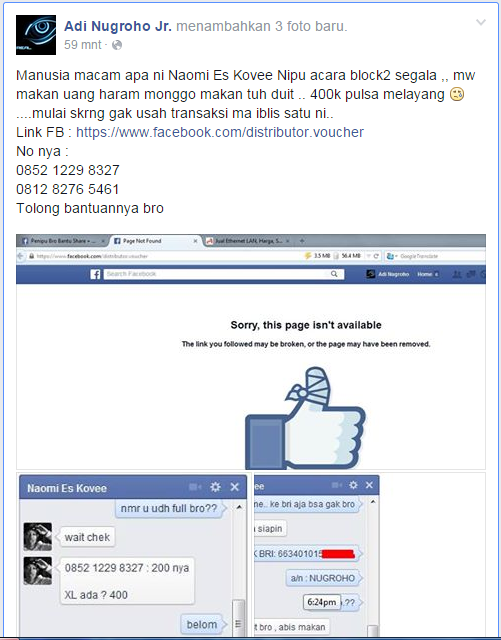 Surat Terbuka Untuk Naomi Es Kovee