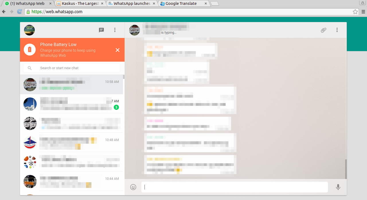 Akhirnya Whatsapp RELEASE Web Client ! &#91;January 21, 2015&#93;