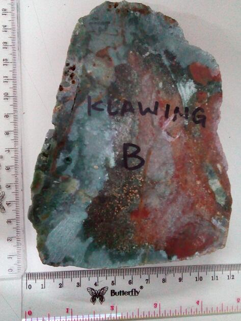 Batu Bahan/Rough Pancawarna Klawing Big Size