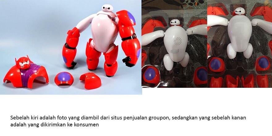 Hati2 Membeli Baymax Armor Up di Groupon