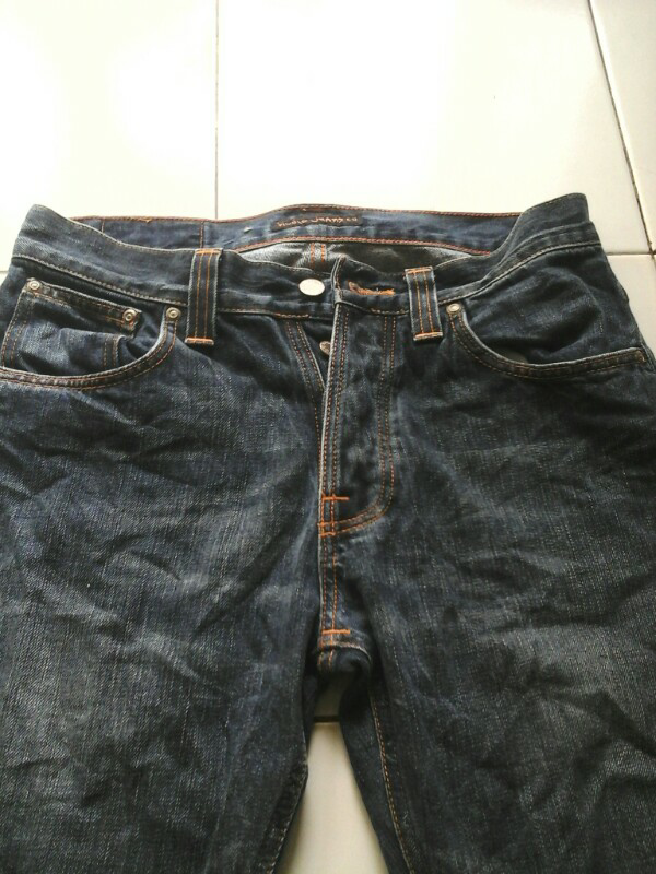 Nudie Jeans Original AVERAGE JOE (RICH BLACK EMBO) 30/32