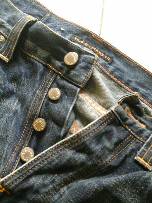 Nudie Jeans Original AVERAGE JOE (RICH BLACK EMBO) 30/32