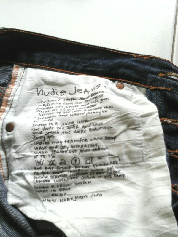 Nudie Jeans Original AVERAGE JOE (RICH BLACK EMBO) 30/32