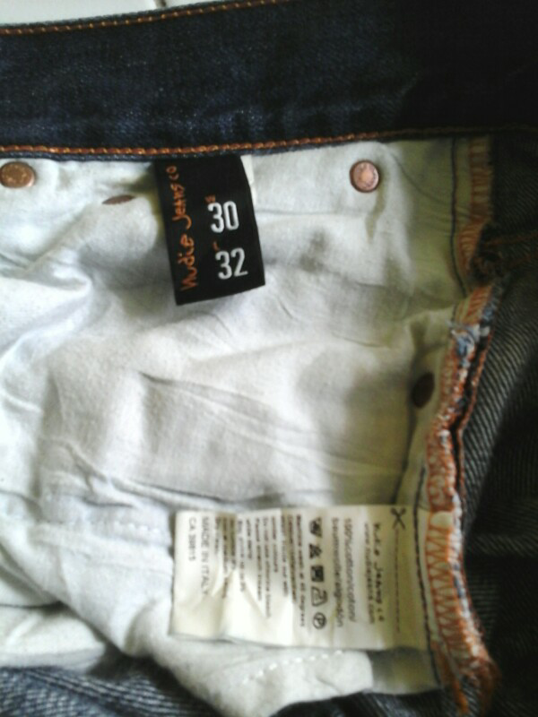 Nudie Jeans Original AVERAGE JOE (RICH BLACK EMBO) 30/32