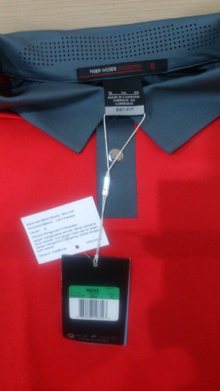 WTS BAJU GOLF NIKE TIGER WOOD (TW) COLLECTION ORIGINAL.