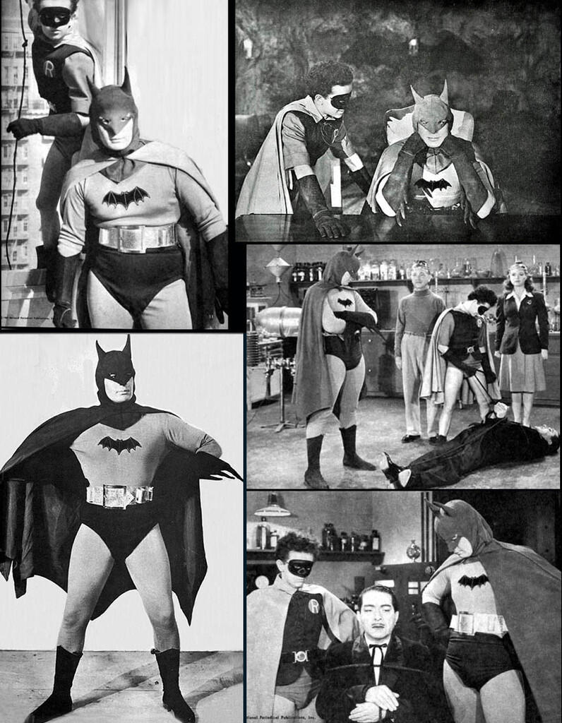 Pemeran batman dari jaman jadul hingga sekarang.