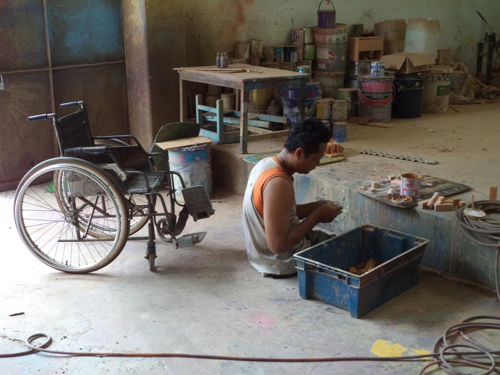 Share tempat kerja ane (difabel)