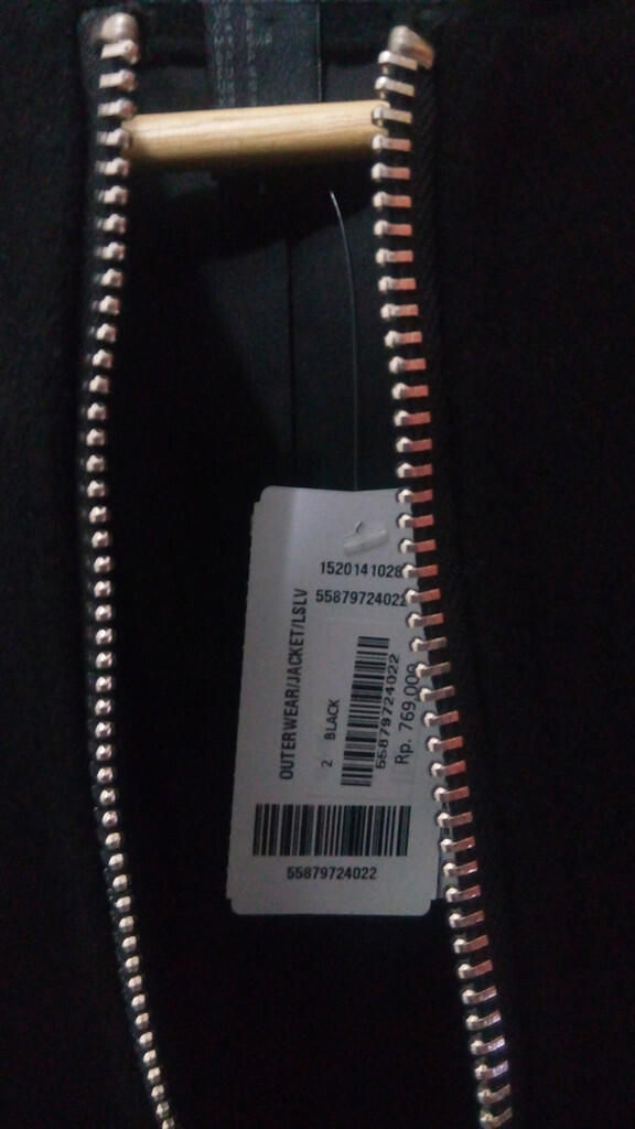 Dijual Bomber Varsity Wool Jacket Forever 21 Warna Hitam NEW