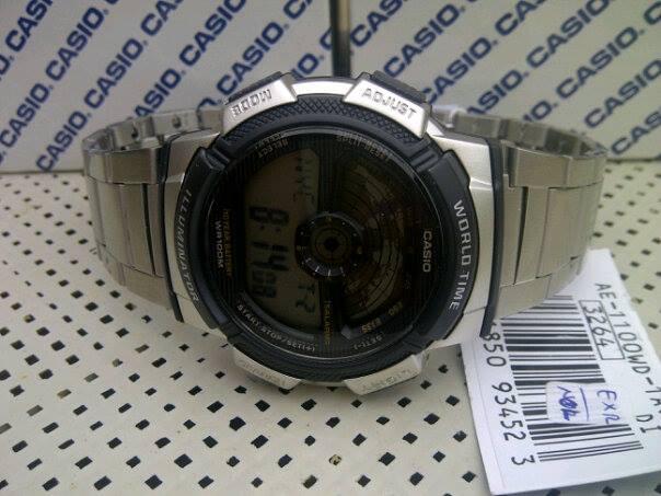 Jam Tangan Casio AE-1100WD ORI Bahan Stainless Steel Murah