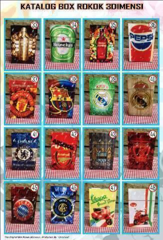 box rokok 3D