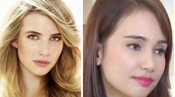 &#91;Trit Damai&#93; 5 Selebriti Indonesia Ini Mirip dengan Artis Luar Negeri
