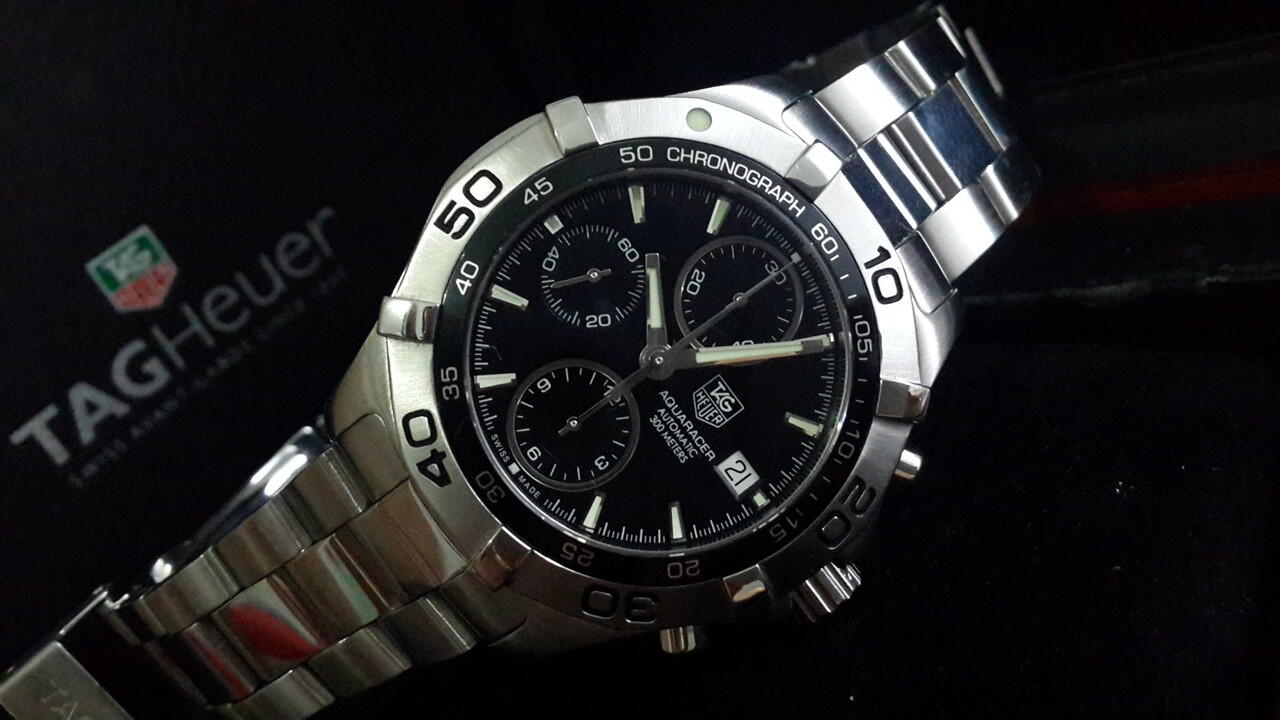 ORIGINAL TAG HEUER AQUARACER " CAF 2110 " AUTOMATIC CHRONOGRAPH