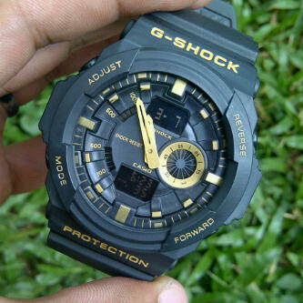 Jam Tangan G Shock GA150 List Gold