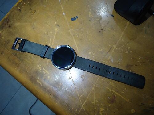 moto 360 silver stone 2nd mulus pake pribadi 2 bulan | smartwatch