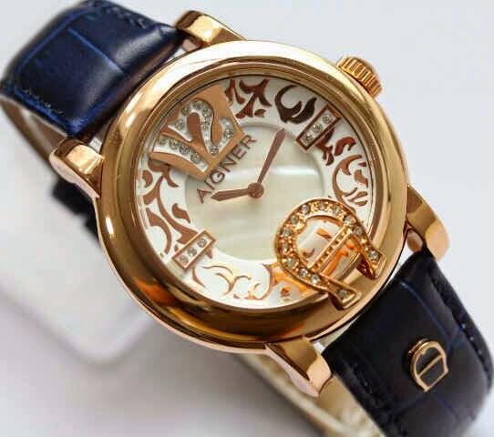 Jam tangan Aigner batik polos